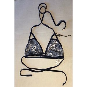 VITAMIN A triangle wrap swim top size small